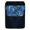 DekoPokit™ Leather Bottle Opener Pocket Protector w/ Designer Flap - Blue Snakeskin - LARGE