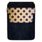 DekoPokit™ Leather Bottle Opener Pocket Protector w/ Designer Flap - Purple and Tan Stars - LARGE