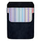 DekoPokit™ Leather Bottle Opener Pocket Protector w/ Designer Flap - Pastel Stripes - LARGE