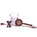 BarConic® Antique Copper & Diamond Pattern 13 oz  Mixing Set