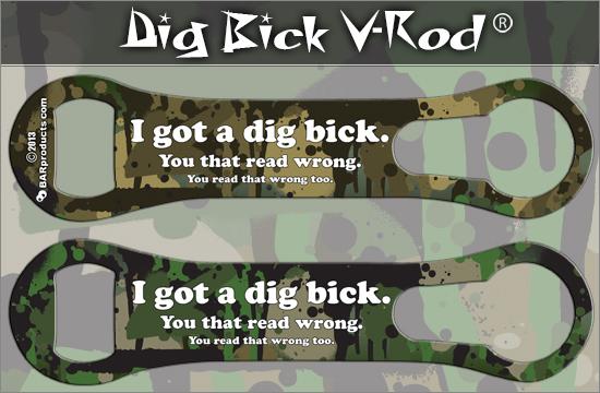 Dig Bick Kolorcoat V-Rod® Bottle Opener 