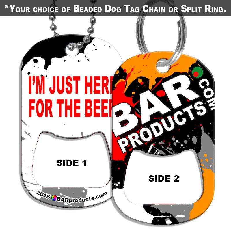 Dog Tag Bottle Opener - BPC Promo - For The Beer