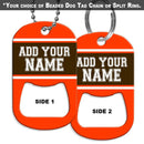 CUSTOMIZABLE - Dog Tag Openers - Sports Teams (Several Team Color Options)