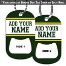 CUSTOMIZABLE - Dog Tag Openers - Sports Teams (Several Team Color Options)