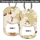 Dog Tag Bottle Opener - Tan CAMO