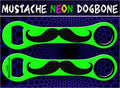 Dog Bone Bottle Openers - Mustache - Green