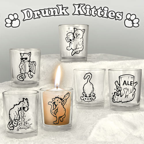 Drunk Kitties Shot Glass Set