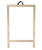 A-Frame Sidewalk Dry Erase Whiteboard – Double Sided - Natural Wood Frame