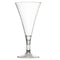  Miniature Plastic Champagne Glasses - 2 oz - 2 Piece