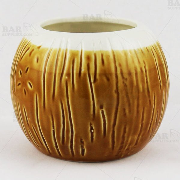Ceramic Coconut Tiki Mug (16 ounce)