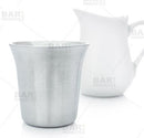 Double Wall Espresso Cup - Stainless Steel - 2.5oz/74ml (set of 2)