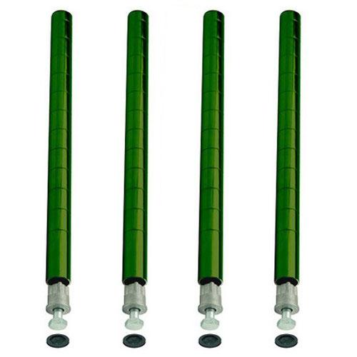 Epoxy Coated Wire Shelves Posts (4 pack)