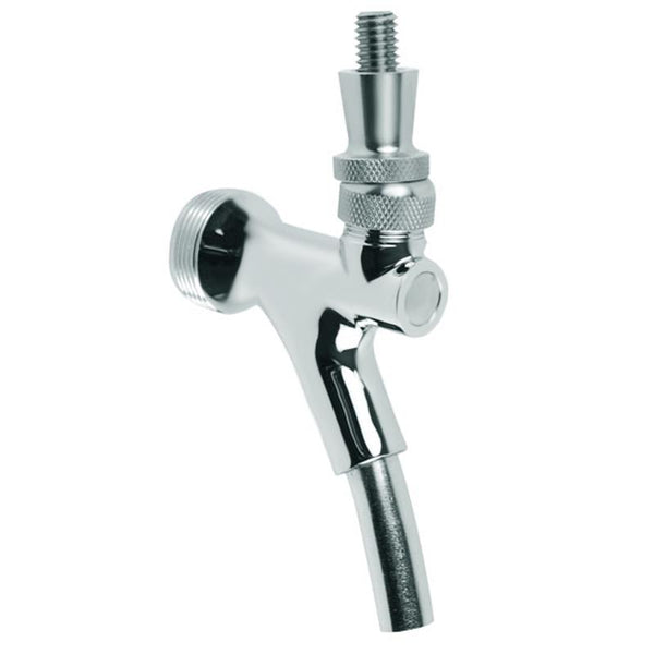 Euro Style Beer Faucet - Long Spout - Stainless Steel