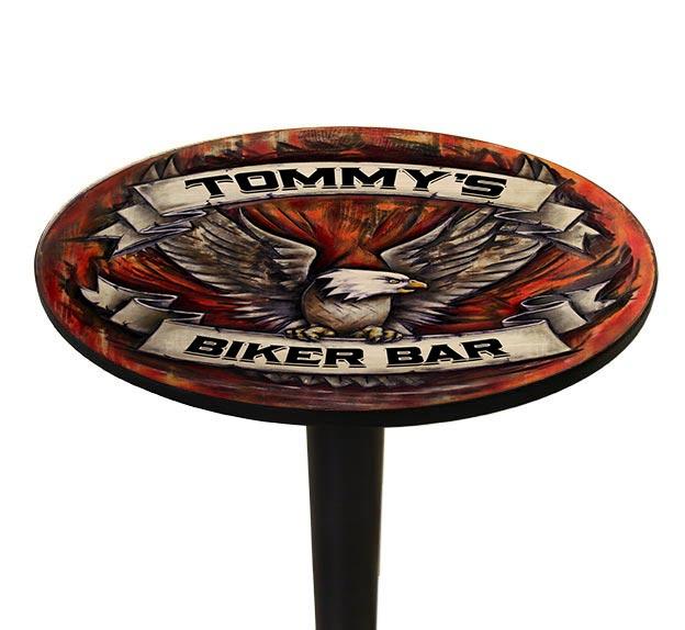 CUSTOMIZABLE Wooden Table Top - Eagle - Two Sizes Available