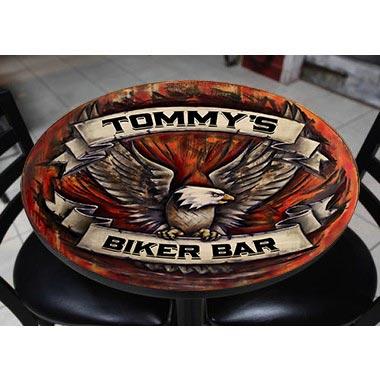 CUSTOMIZABLE Wooden Table Top - Eagle - Two Sizes Available