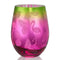 FLAMINGO TROPICS 20 oz. STEMLESS  WINE GLASS