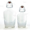  Flask Glass Bottle w/ Swing Top - Available in 8.5 or 17 ounce
