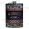 Stainless Steel Hip Flask -Whiskey Girl Design - 12 Ounce