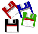 Floppy Disk Foam Kolorcoat™ Coaster- 3.5 inch Square