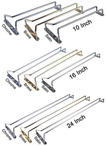 Glass Hanger Rack - Single Rail