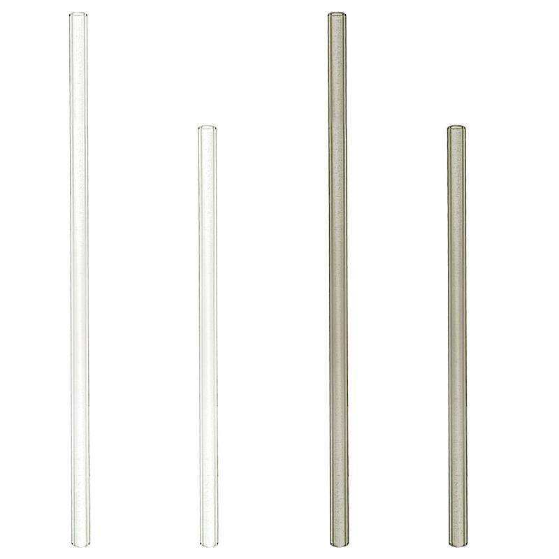Straight Borosilicate Glass Straws
