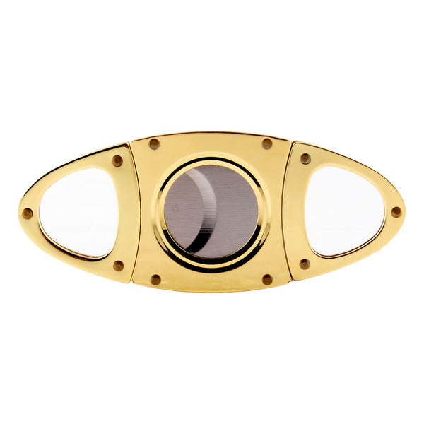 Gold Plated - Double Blade Guillotine Cigar Cutter