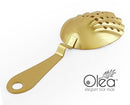 Olea™ Shell Julep Cocktail Strainer - Gold Plated
