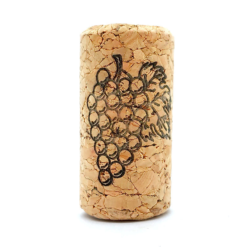 Wine Corks with Grape Design -