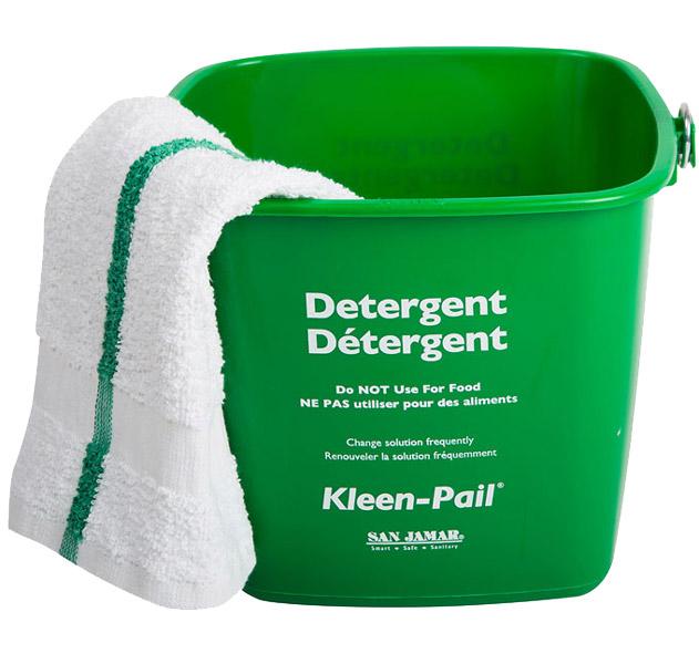 KP196GN Green 6 Qt. Kleen Sanitizing Pail