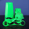Mustache Bar Set - 4 Pieces - Neon Green