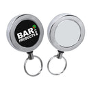 Heavy Duty Chrome Retractable Reel With Belt Clip