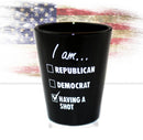 I am... Printed Black BarConic® Shot Glass