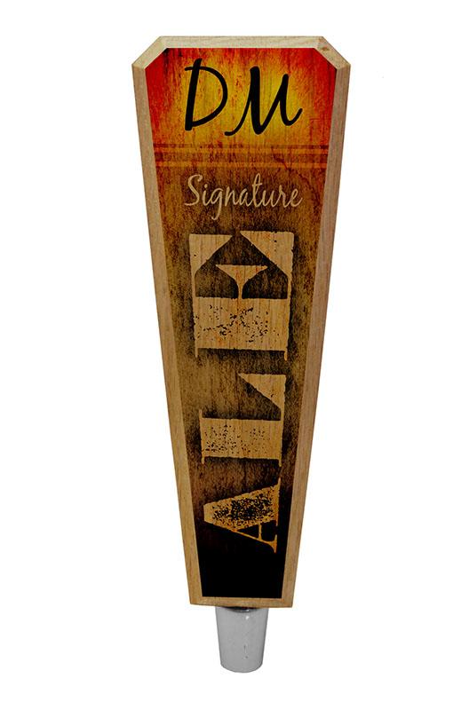 Initial ALE Design - Oak Wood Beer Tap Handles - Flared Shape – Bar ...