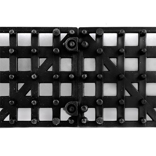 Interlocking Bar Mat Strip- Black