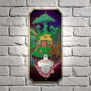 Space House - Wood Plaque Wall Mounted Bottle Opener