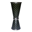 Designer Jigger - Tall Double-Sided 28ML by 56ML - GOLD CARBON FIBER