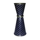 Designer Jigger - Tall Double-Sided 28ML by 56ML - SILVER CARBON FIBER