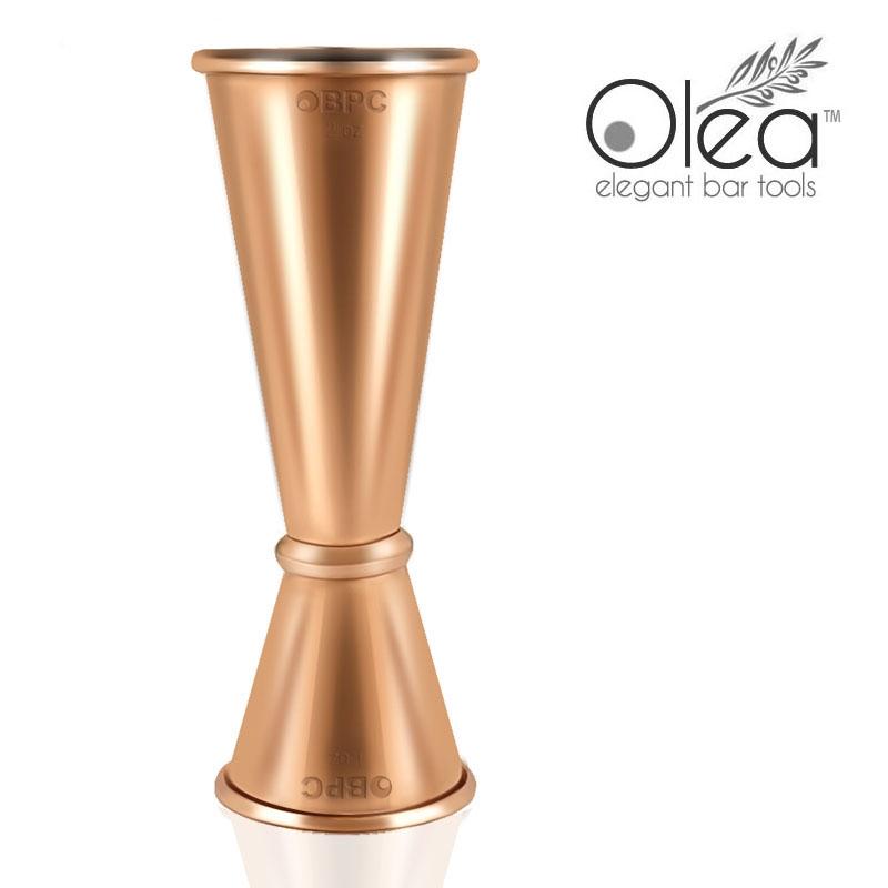 Olea™ Bar Set - Copper Plated - 4 Piece (Bar Spoon Tip Option)