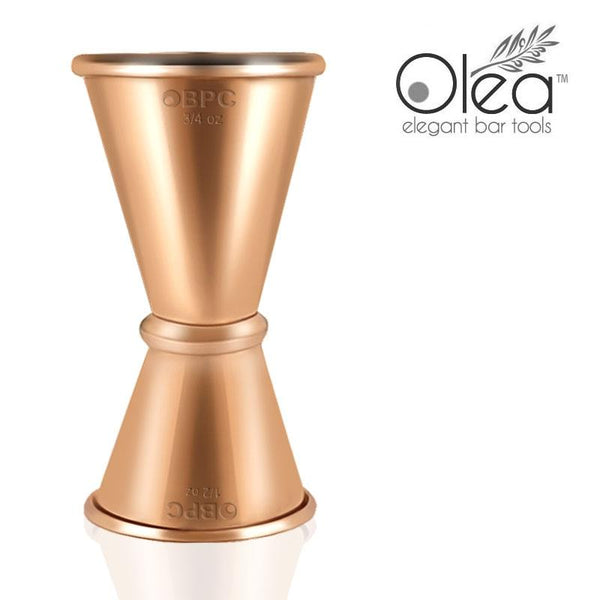 Olea™ Japanese Tall Jigger - Copper Plated - 1/2oz X 3/4oz
