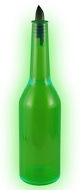 Kryptonite Neon Green Transparent  Flair Bottle