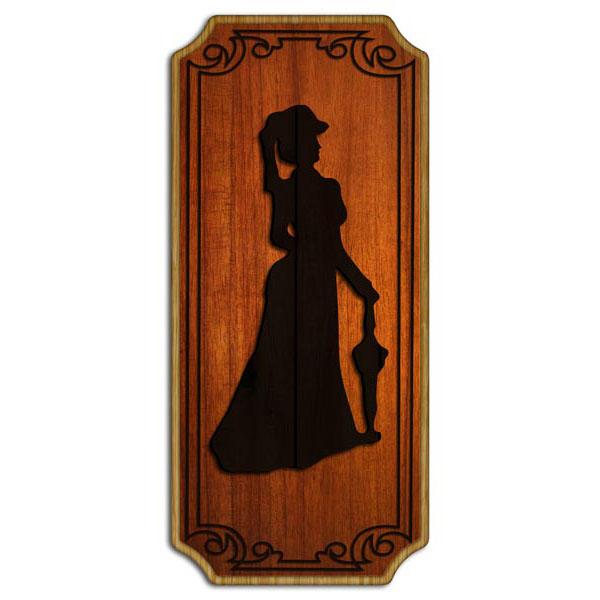 Ladies Wood Plaque Kolorcoat™ Sign