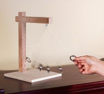 Tabletop Ring Toss Game - Example Swing Hook
