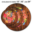 WATERCOLOR FLOWERS Lazy Susan - 3 Different Sizes - For Kitchen Table Top