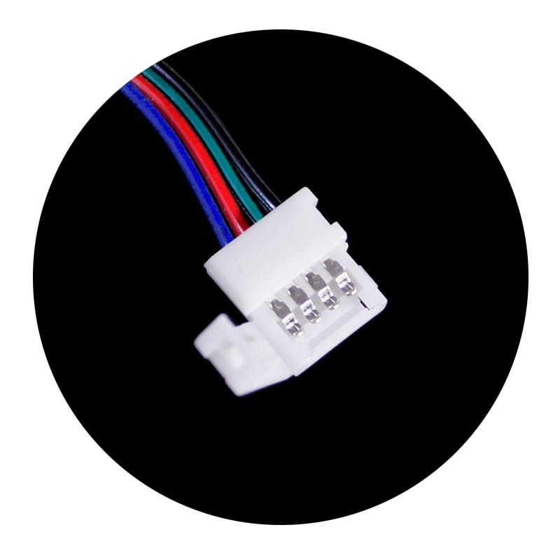 LED Strip to Power Connector - 4 pin - 10mm