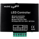 18-Key Remote LED RGB Music & Audio Controller - RF Technology