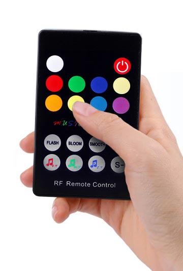 Music Remote 18-Key Remote LED RGB Music & Audio Controller - RF Technology – Bar ...