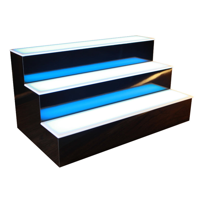 BarConic® LED Liquor Bottle Display Shelf Tier (Step) Black Mu – Bar  Supplies