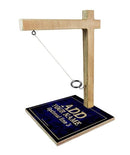 ADD YOUR NAME Large Tabletop Ring Toss Game - Grunge Blue