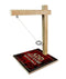 ADD YOUR NAME Tabletop Ring Toss Game - Red Grunge