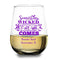 CUSTOMIZABLE Stemless Wine Glass - Something Wicked - 17 ounce